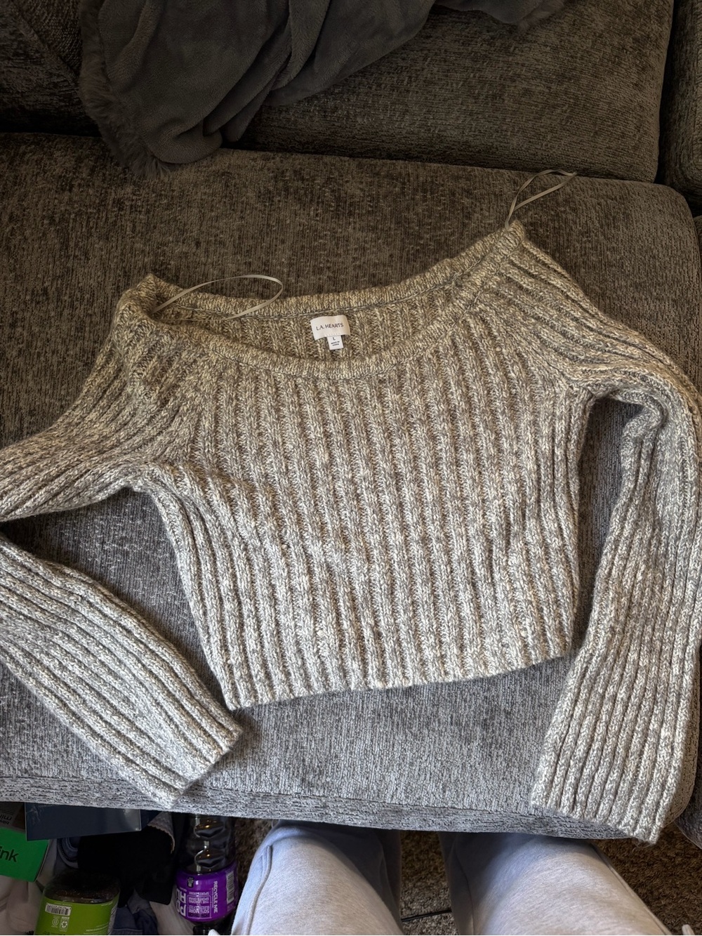 Pacsun Cropped Sweater Long Sleeve